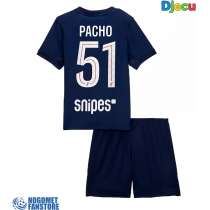 Paris Saint-Germain Willian Pacho #51 Domaci Dres za djecu 2025-26 Kratak Rukav (+ Kratke hlače)